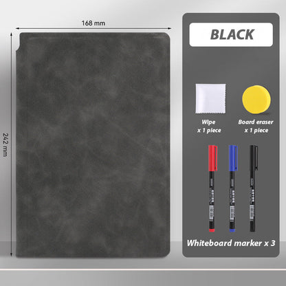 Bärbar whiteboard-anteckningsbok