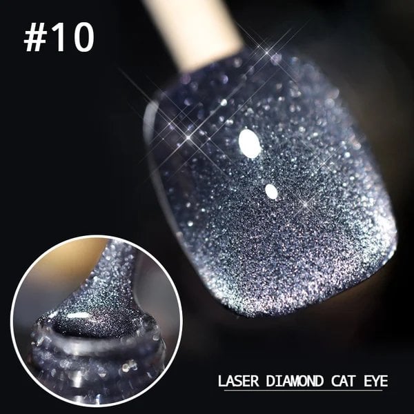 💎Laser Diamond Cat Eye Nagellack