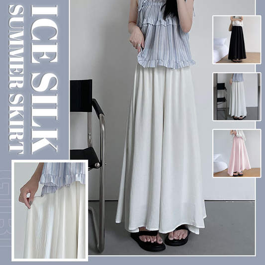 Ice Silk Summer Skirt💝KÖP 2 SET GRATIS FRAKT