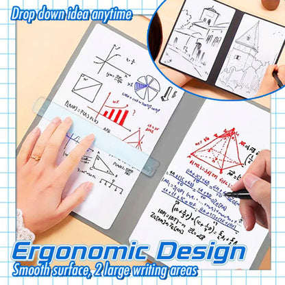 Bärbar whiteboard-anteckningsbok