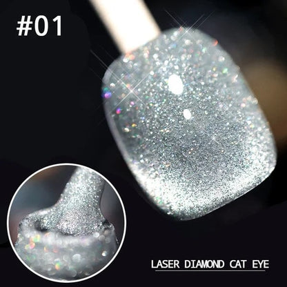 💎Laser Diamond Cat Eye Nagellack