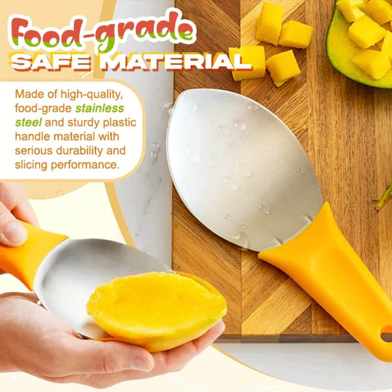 Multi-purpose Mango Slicer Scooping Sked