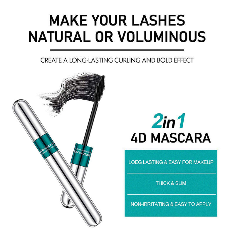 4D Silk Fiber Lash Svart Mascara