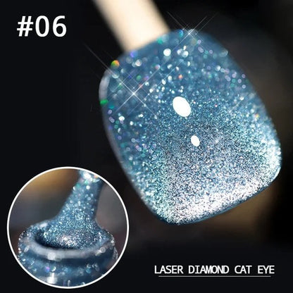 💎Laser Diamond Cat Eye Nagellack