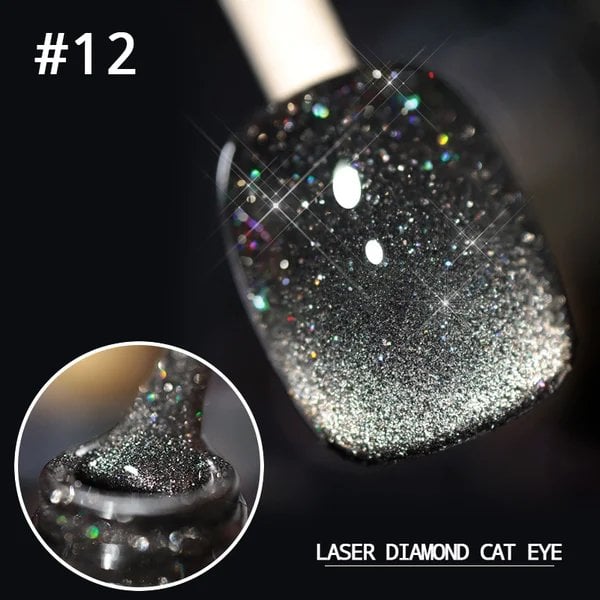 💎Laser Diamond Cat Eye Nagellack