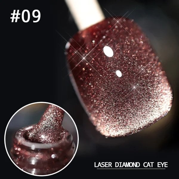 💎Laser Diamond Cat Eye Nagellack