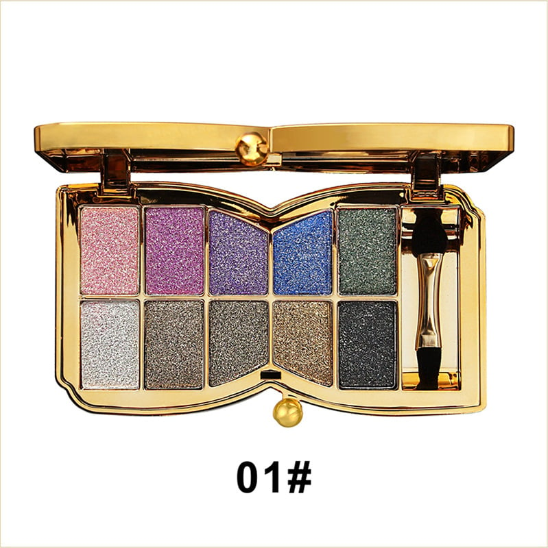 ✨10 färger Sparkle Shimmer Eyeshadow Palette