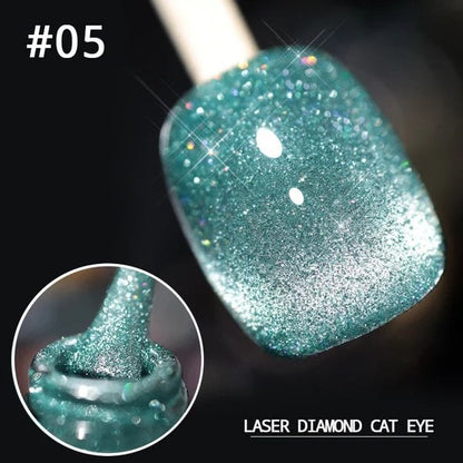 💎Laser Diamond Cat Eye Nagellack