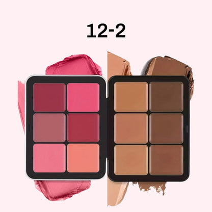 12-färgs Blush Cream