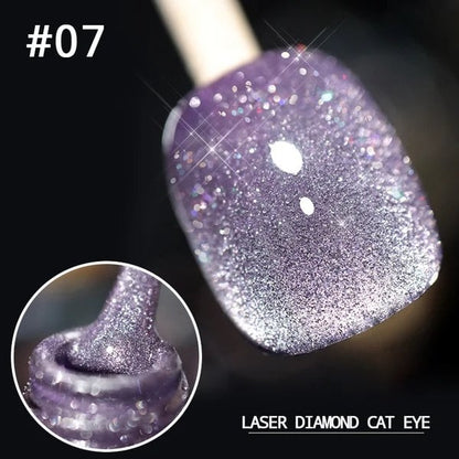 💎Laser Diamond Cat Eye Nagellack