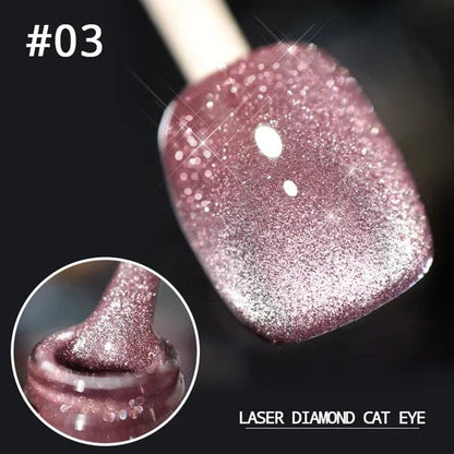 💎Laser Diamond Cat Eye Nagellack